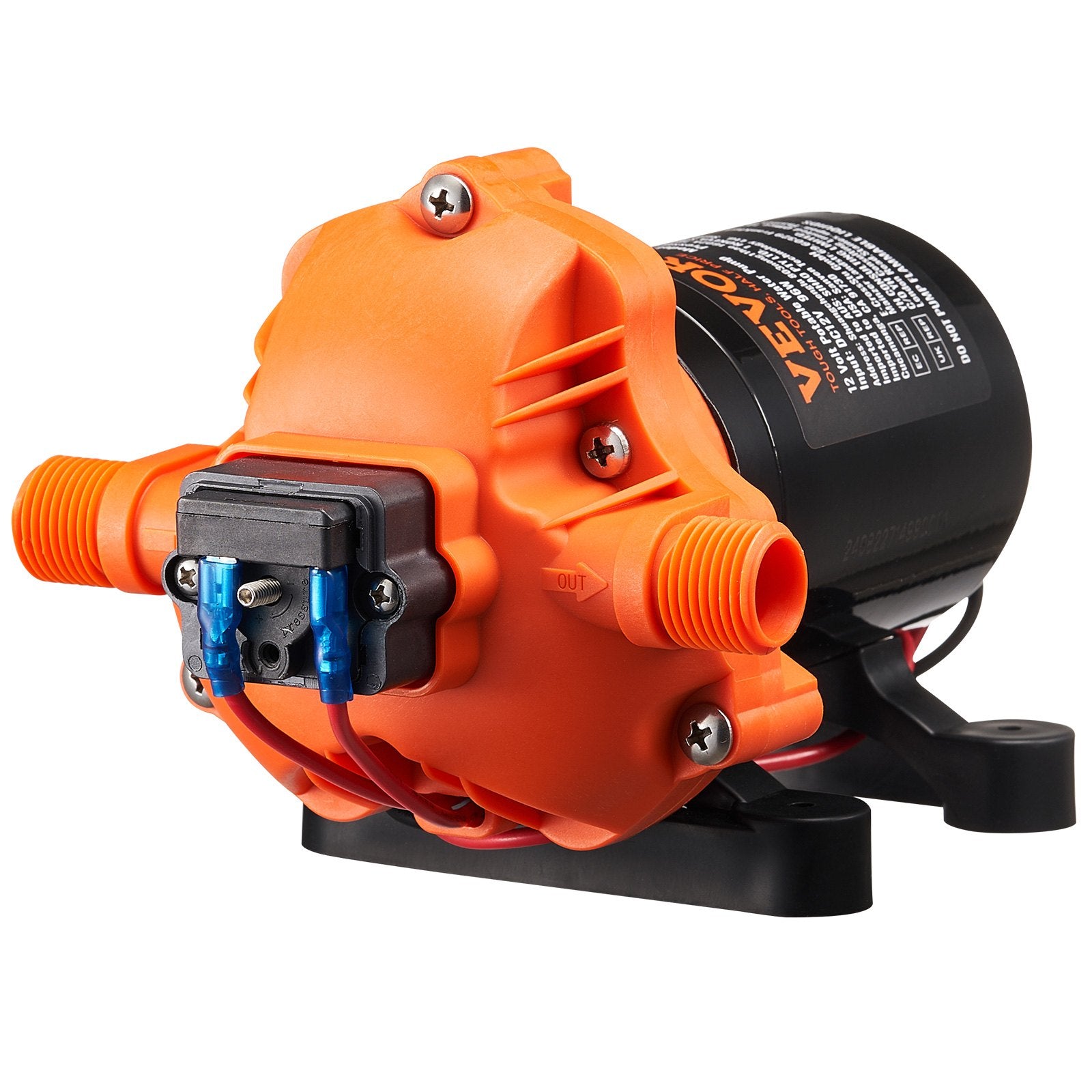 Diaphragm Pump 3GPM 11.36 L/min 3-Chamber Water Pump Pressure Switch V952-12VYYSB3Q30GCJB2MV9