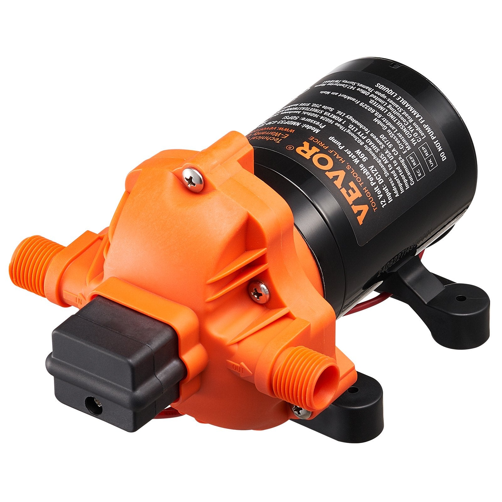 Diaphragm Pump 3GPM 11.36 L/min 3-Chamber Water Pump Pressure Switch V952-12VYYSB3Q30GCJB2MV9