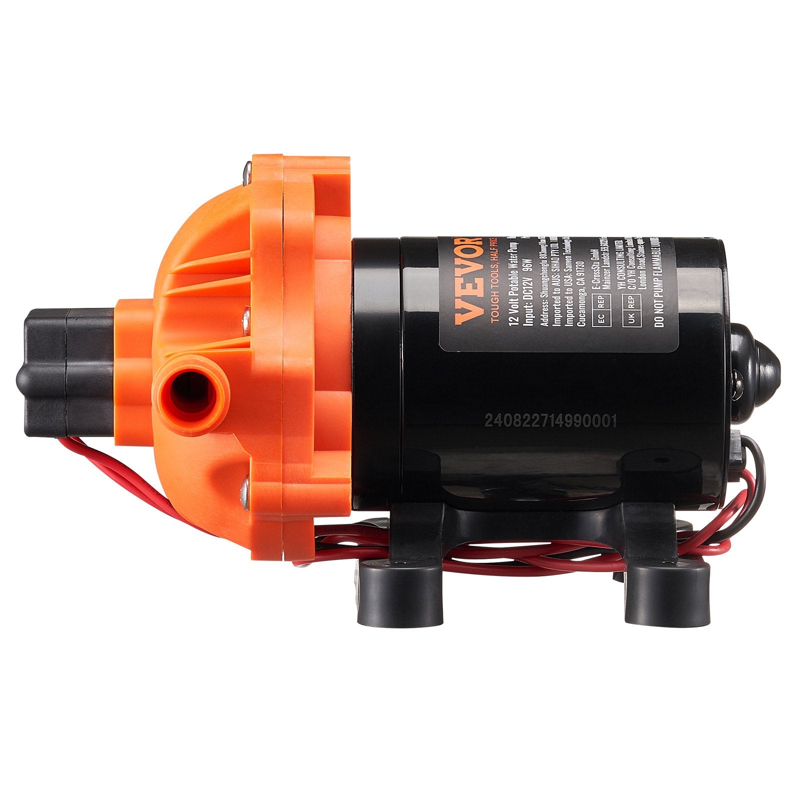 Diaphragm Pump 3GPM 11.36 L/min 3-Chamber Water Pump Pressure Switch V952-12VYYSB3Q30GCJB2MV9