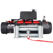 Electric Winch Recovery 12v 13500Lb / 6125Kg,Electric Truck Winch with Handle and Wireless Remote V952-13500LBSJP0000001V0