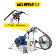 Belt Grinder Sander 2" x 82" Complete Chassis with 2HP Motor & VFD Combo V952-1.5KWTSSGJ0000001V3
