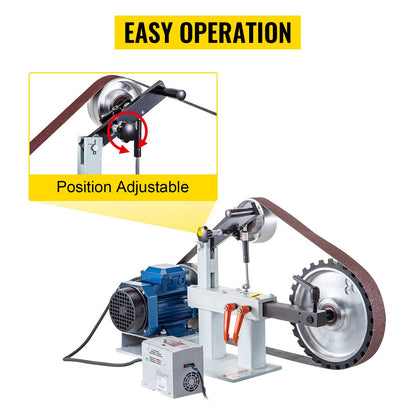 Belt Grinder Sander 2" x 82" Complete Chassis with 2HP Motor & VFD Combo V952-1.5KWTSSGJ0000001V3