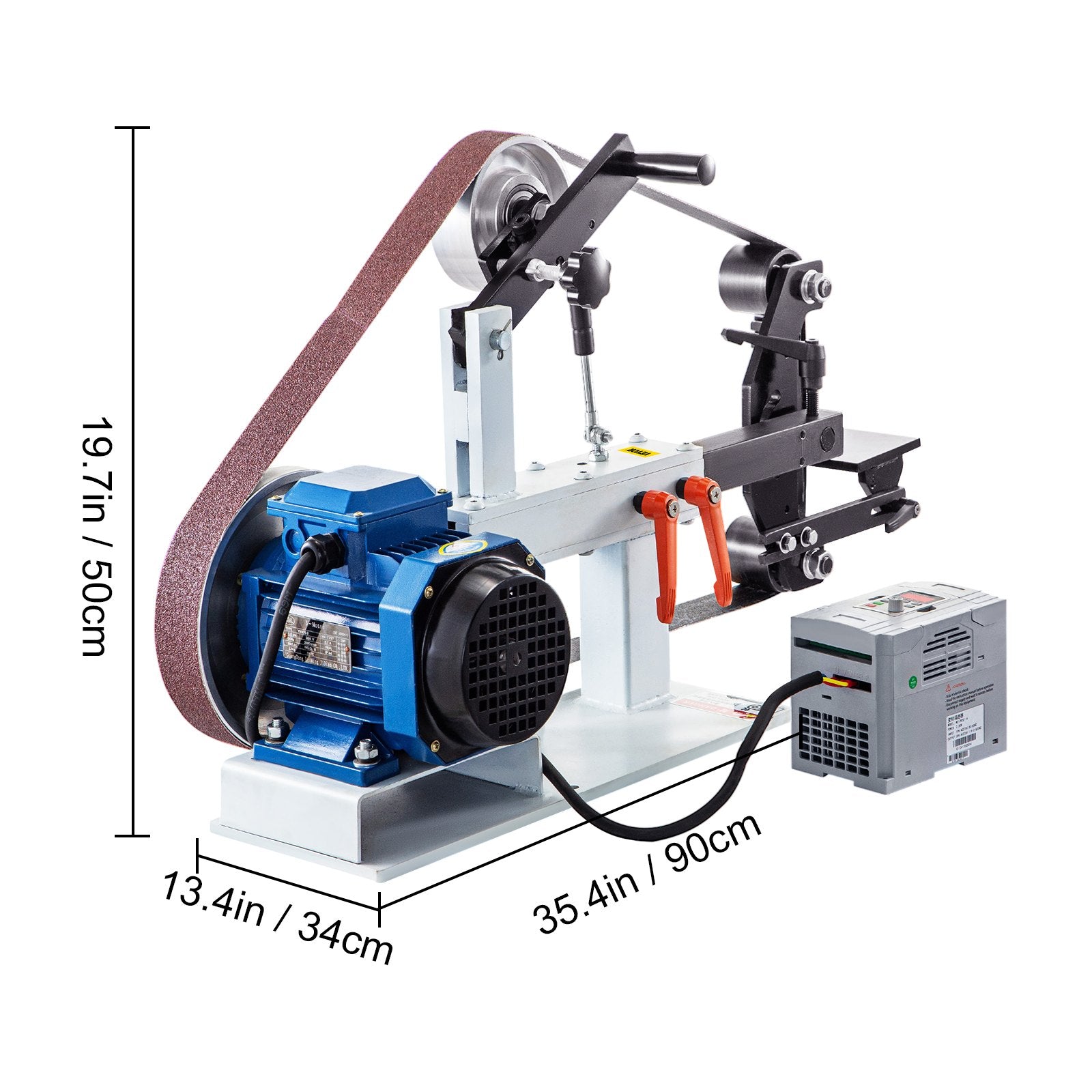Belt Grinder Sander 2" x 82" Complete Chassis with 2HP Motor & VFD Combo V952-1.5KWTSSGJ0000001V3