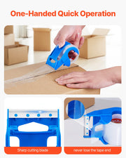 Packing Tape 6 Rolls 25 Yards Clear Shipping Tape with Dispenser 2.7 Mil V952-15YCXFXJD6GZT3JQ3V0