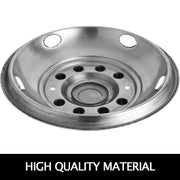 Polished 19.5" 10 Lug Wheel Simulators Stainless Steel Bolt Kit Hubcap Kit Fit for 2005-2020 Ford F450/F550 V952-19.5CBXGLGG000001V0