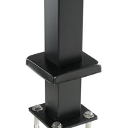 Cable Railing Post, 36" x 2" x 2" Steel Level Deck Railing Post Without Holes, SUS304 Stainless Steel Cable V952-1JZLGZ91455H6Z2UHV0