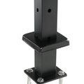 Cable Railing Post, 42" x 1" x 2" Steel L-Shaped Hole Corner Railing Post, 12 Pre-Drilled Holes, SUS304 V952-1JZLGZHS1067CSWRBV0