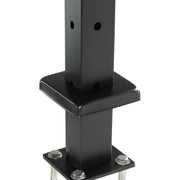 Cable Railing Post, 42" x 1" x 2" Steel L-Shaped Hole Corner Railing Post, 12 Pre-Drilled Holes, SUS304 V952-1JZLGZHS1067CSWRBV0