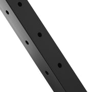 Cable Railing Post, 42" x 1" x 2" Steel L-Shaped Hole Corner Railing Post, 12 Pre-Drilled Holes, SUS304 V952-1JZLGZHS1067CSWRBV0