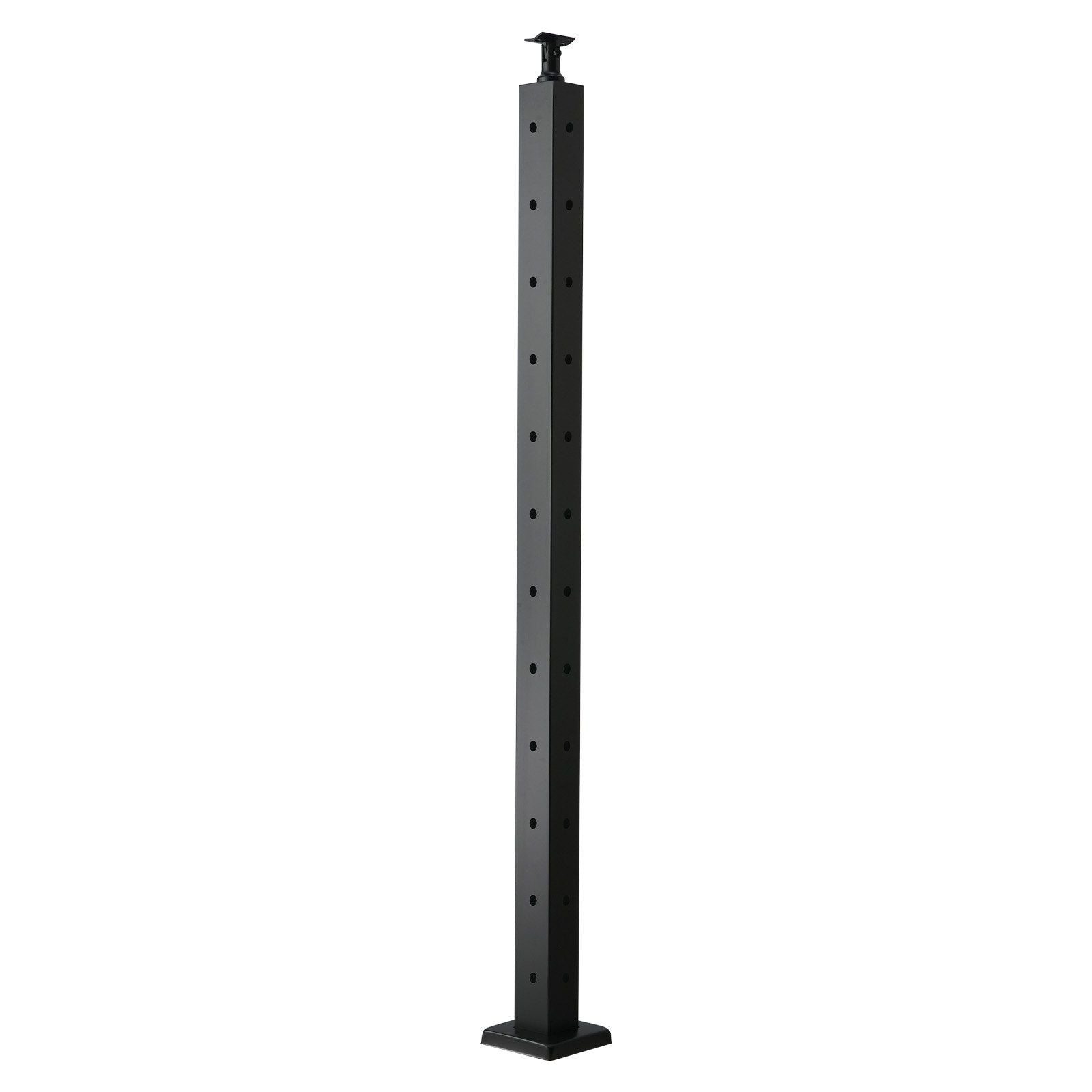 Cable Railing Post, 106.7x5x5cm Corner Railing Post, with L-Shaped Pre-Drilled Holes, Stainless Steel Cable V952-1JZLGZXHS1065S1EW001V0