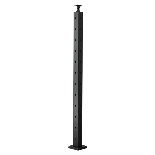 Cable Railing Post, 106.7x5x5cm Corner Railing Post, with L-Shaped Pre-Drilled Holes, Stainless Steel Cable V952-1JZLGZXHS1065S1EW001V0