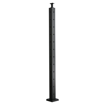 Cable Railing Post, 106.7x5x5cm Corner Railing Post, with L-Shaped Pre-Drilled Holes, Stainless Steel Cable V952-1JZLGZXHS1065S1EW001V0
