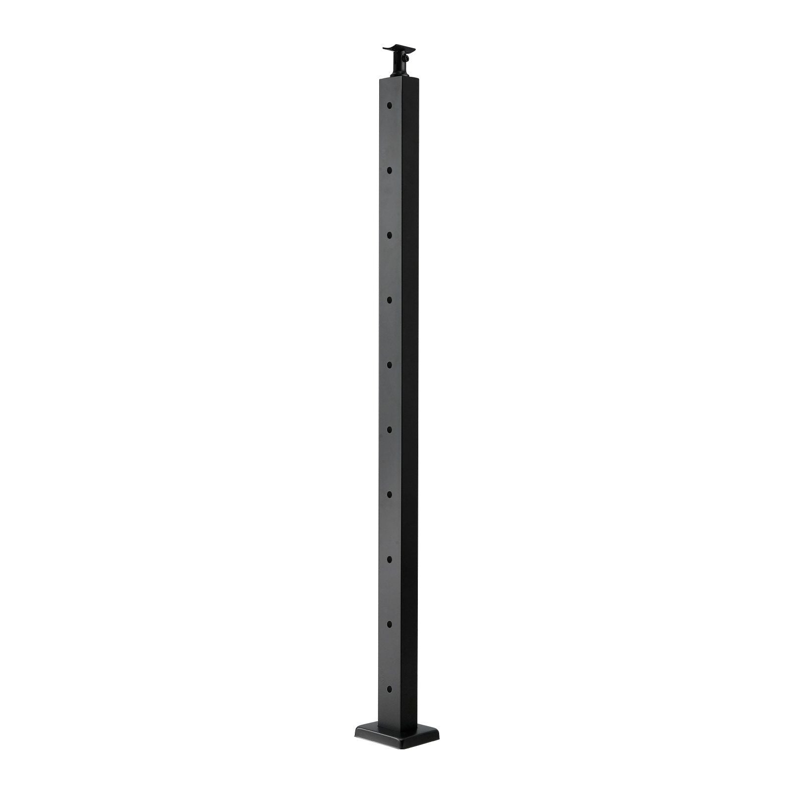 1-Pack Cable Railing Post, 91.4x5x5cm Horizontal-Hole Deck Railing Post with Pre-Drilled Holes, Stainless V952-1JZLGZXHS9148RVYS001V0