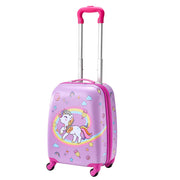 Kids Luggage Set, 2 Piece, 45.7 cm Hardside Rolling Wheels Suitcase with Hard-Shell Backpack, Unicorn Kids V952-2JTETXLX2PCS9S1IW001V0