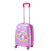 Kids Luggage Set, 2 Piece, 45.7 cm Hardside Rolling Wheels Suitcase with Hard-Shell Backpack, Unicorn Kids V952-2JTETXLX2PCS9S1IW001V0