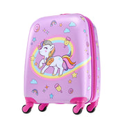 Kids Luggage Set, 2 Piece, 45.7 cm Hardside Rolling Wheels Suitcase with Hard-Shell Backpack, Unicorn Kids V952-2JTETXLX2PCS9S1IW001V0