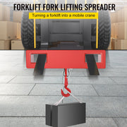 Forklift Lifting Hook 6000 LBS Capacity Forklift Lifting Hoist Swivel Hook Mobile Crane Forklift Attachments V952-2TCCDGJ0000000001V0