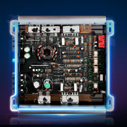 Car Audio Amplifier, 2-Channel Bridgeable Car Amplifier, Full-Range Class AB Stereo Amp, Max. 2 x 300W at 4 V952-2TDABL2X150WJE7E1001V9