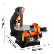 Belt Sander 300W Grinder Sander 1 x 30 Inch Electric Belt & Disc Sander 2950 RPM Variable Speed (300W) V952-300WSGJ0000000001V3