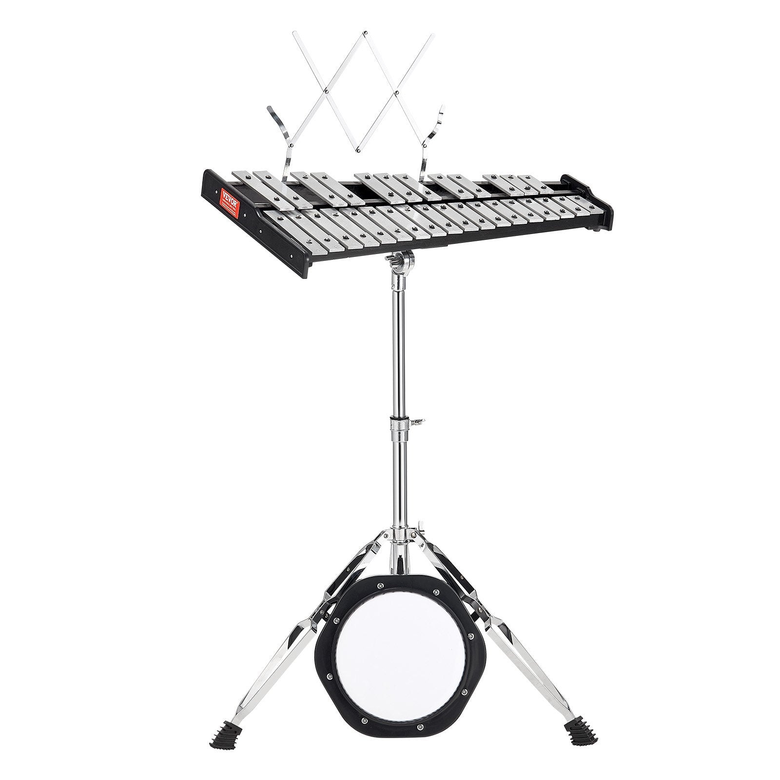 30 Note Glockenspiel Xylophone Bell Kit, Professional Percussion Instrument Set with Mallets, Drum Sticks, V952-30YFZQWZJ8LXX4BJCV0