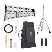 30 Note Glockenspiel Xylophone Bell Kit, Professional Percussion Instrument Set with Mallets, Drum Sticks, V952-30YFZQWZJ8LXX4BJCV0