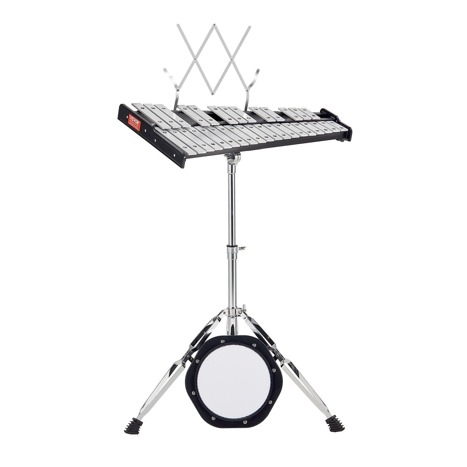 32 Note Glockenspiel Xylophone Bell Kit, Professional Percussion Instrument Set with Mallets, Drum Sticks, V952-32YFZQWZJ8LXVKTIAV0