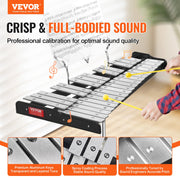 32 Note Glockenspiel Xylophone Bell Kit, Professional Percussion Instrument Set with Mallets, Drum Sticks, V952-32YFZQWZJ8LXVKTIAV0