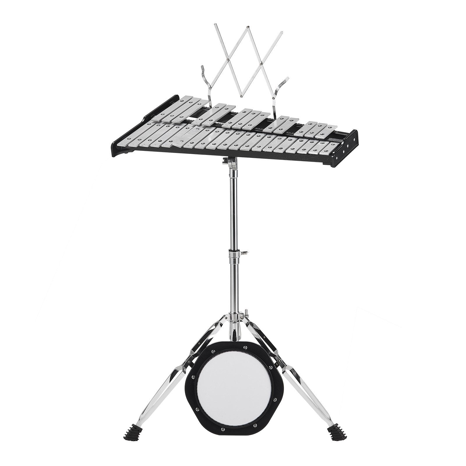 32 Note Glockenspiel Xylophone Bell Kit, Professional Percussion Instrument Set with Mallets, Drum Sticks, V952-32YFZQWZJ8LXVKTIAV0