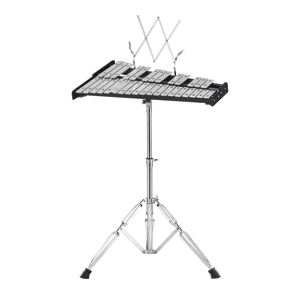 32 Note Glockenspiel Xylophone Bell Kit, Professional Percussion Instrument Set with Mallets, Drum Sticks, V952-32YFZQYZJWLX0A1C1V0