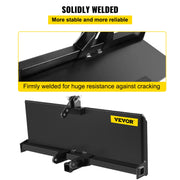 3 Point Attachment Adapter Skid Steer Trailer Hitch Front Loader Case V952-3DSPZZB0000000001V0