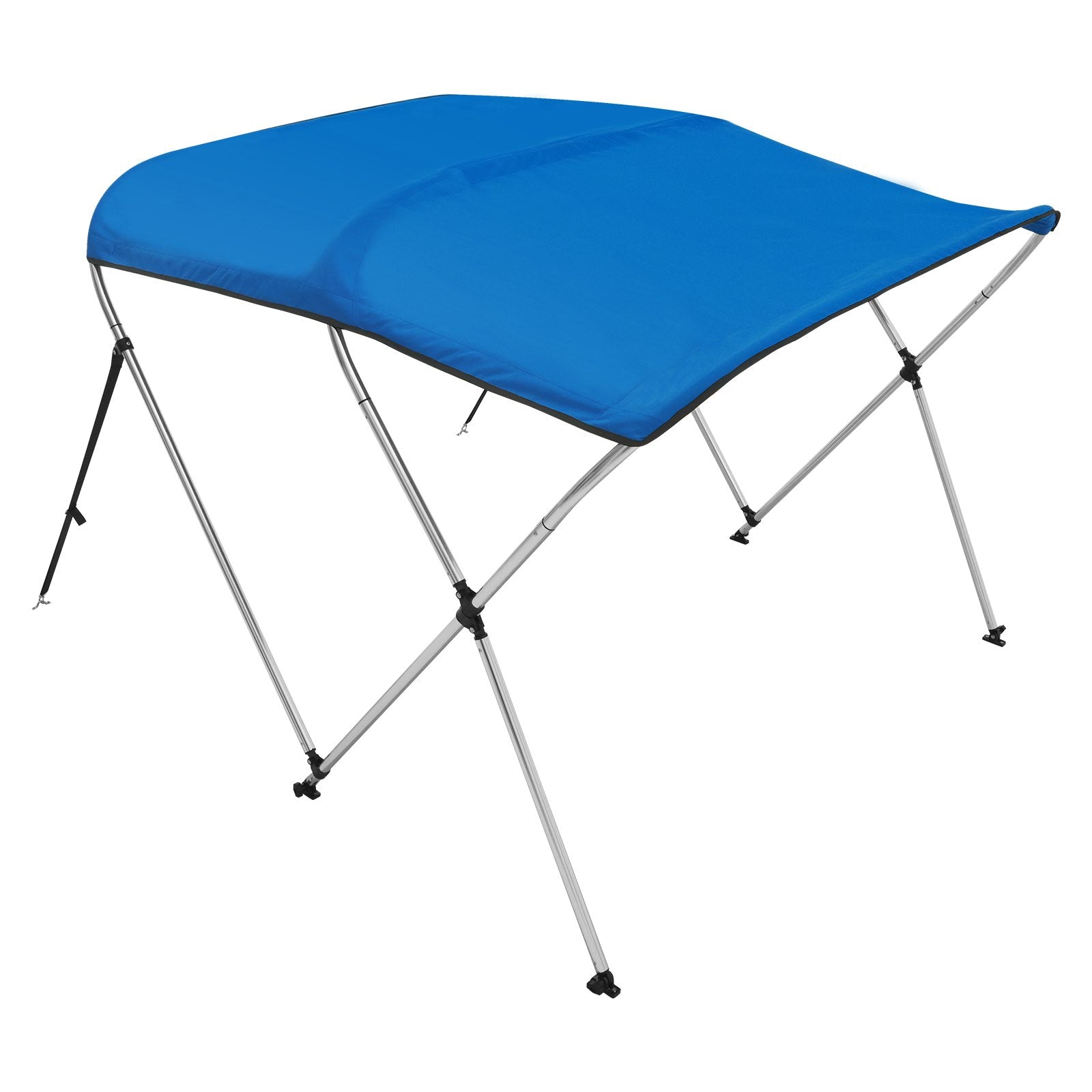 3 Bow Bimini Top Boat Cover, 900D Polyester Canopy with 1" Aluminum Alloy Frame, Waterproof and Sun Shade, V952-3GCYZYP6L546NXEX9V0