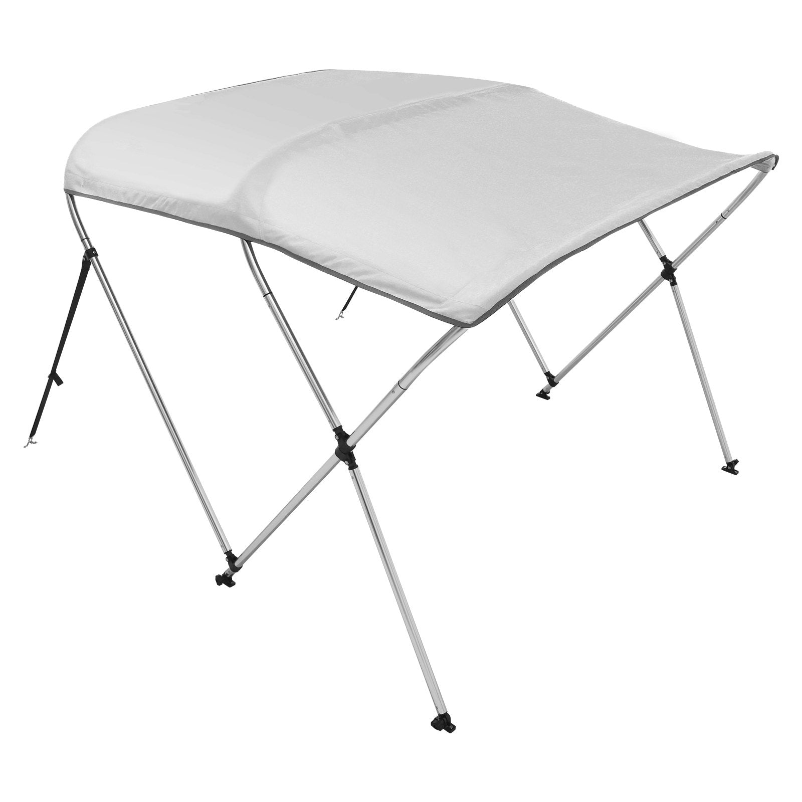 3 Bow Bimini Top Boat Cover, 900D Polyester Canopy with 1" Aluminum Alloy Frame, Waterproof and Sun Shade, V952-3GCYZYP6L677QR7NKV0