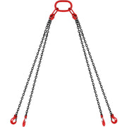 Chain Sling 5/16" X 10' Engine Lift Chain G80 Alloy Steel Engine Chain Hoist Lifts 3 Ton with 4 Leg Grab V952-3MSGLT00000000001V0