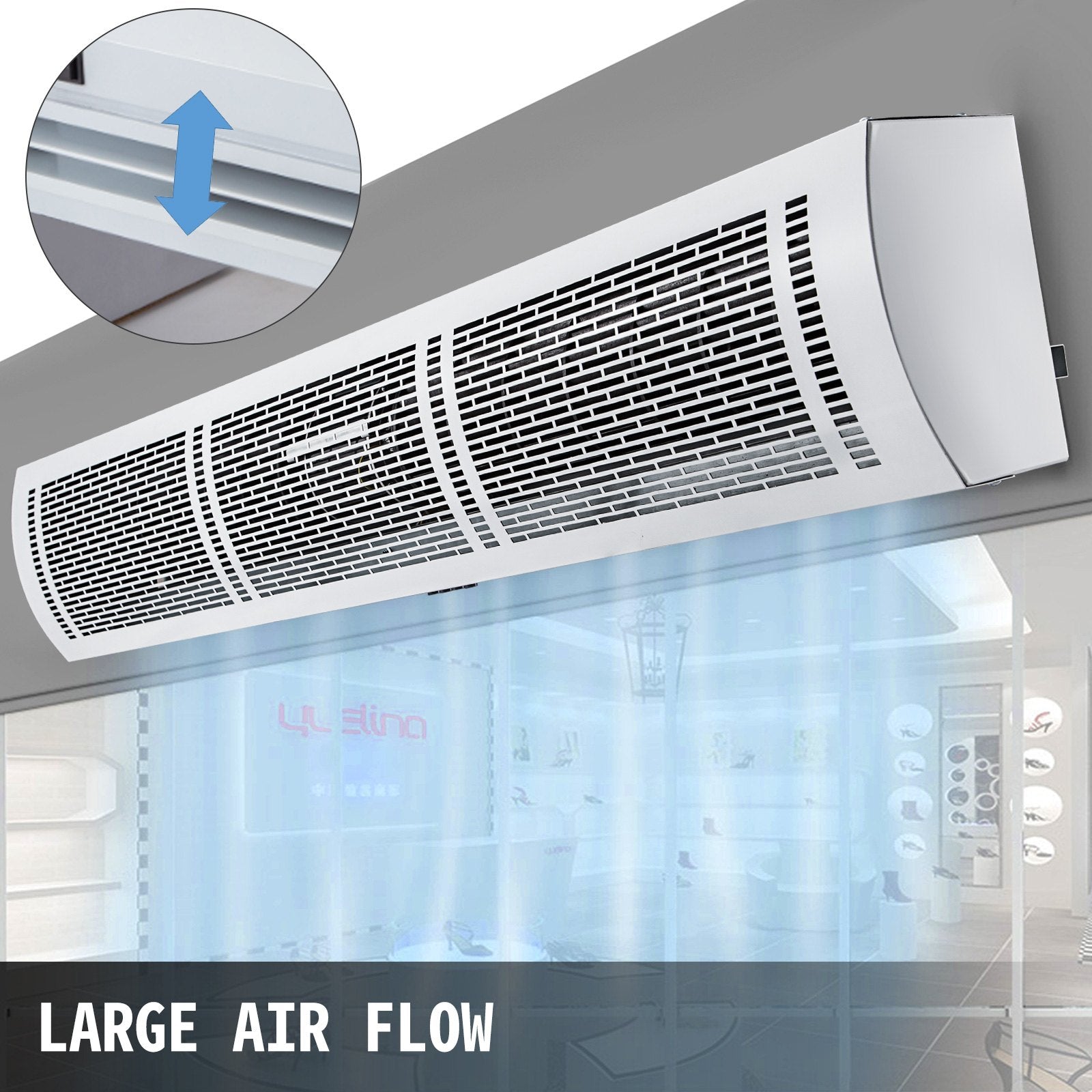 900mm Overhead Door Electric Air Curtain w/Limit Switch 3 Speeds Commercial V952-3SFLJ36YC00000001V3