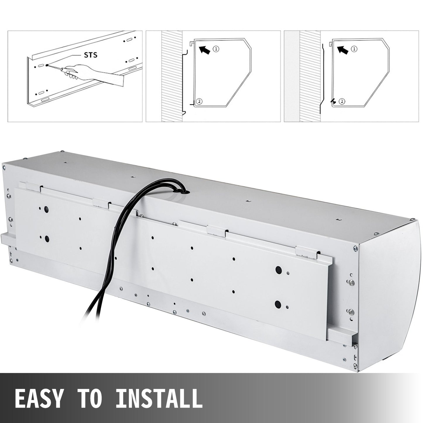 900mm Overhead Door Electric Air Curtain w/Limit Switch 3 Speeds Commercial V952-3SFLJ36YC00000001V3