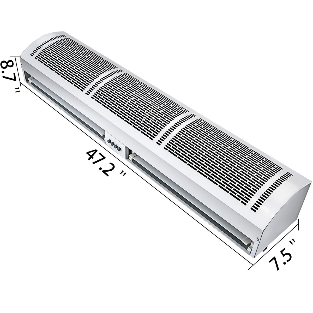 Air Curtain, 1.2m Electric Wind Curtain with Limit Switch, Max. 2204 CFM Air Flow, 3 Speeds Control V952-3SFLJ48YC00000001V3