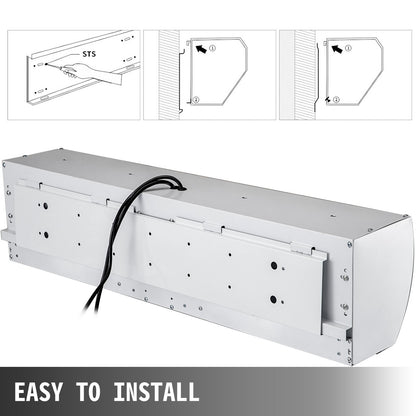 Air Curtain Door Air Curtain, 3 Adjustable Speeds 60-Inch Air Curtain Commercial V952-3SFLJ60YC00000001V3