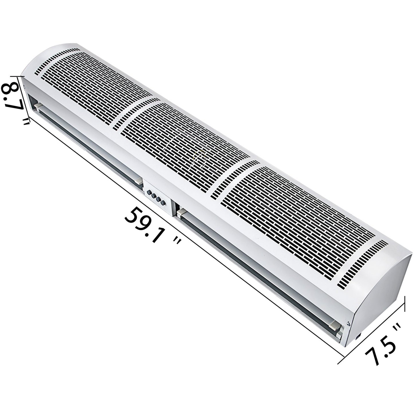 Air Curtain Door Air Curtain, 3 Adjustable Speeds 60-Inch Air Curtain Commercial V952-3SFLJ60YC00000001V3
