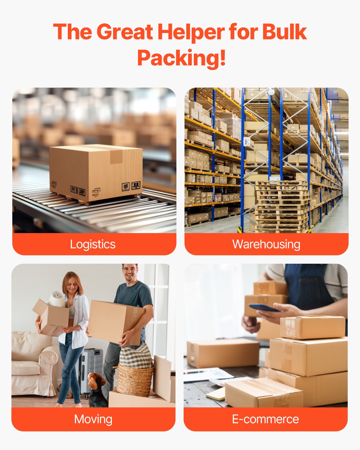 Packing Tape 18 Rolls 65 Yards Heavy Duty Clear Packing Tapes 2.7 Mil V952-3YCXFXJDTM18YGD8MV0