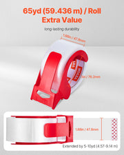 Packing Tape 6 Rolls 65 Yards Clear Shipping Tape with Dispenser 2.7 Mil V952-3YCXFXJDTM6G2L8SQV0