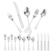 30-Piece Silverware Set, Food-Grade Stainless Steel Flatware Utensils, Mirror Finished Cutlery Set, V952-430BXGCJTZBXZMV36V0