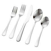 30-Piece Silverware Set, Food-Grade Stainless Steel Flatware Utensils, Mirror Finished Cutlery Set, V952-430BXGCJTZBXZMV36V0