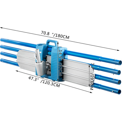 Bull Float Magnesium Concrete Float 48 x 8" Round End Concrete Float Tool Cement Tool Bull Concrete Kit Bull V952-48CSNMZ48X8TYDGJBV0