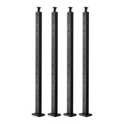 4-Pack Cable Railing Post, 1067x25x50 mm Horizontal-Hole Deck Railing Post with Pre-Drilled Holes, Stainless V952-4JZLGZXHS106REP67001V0