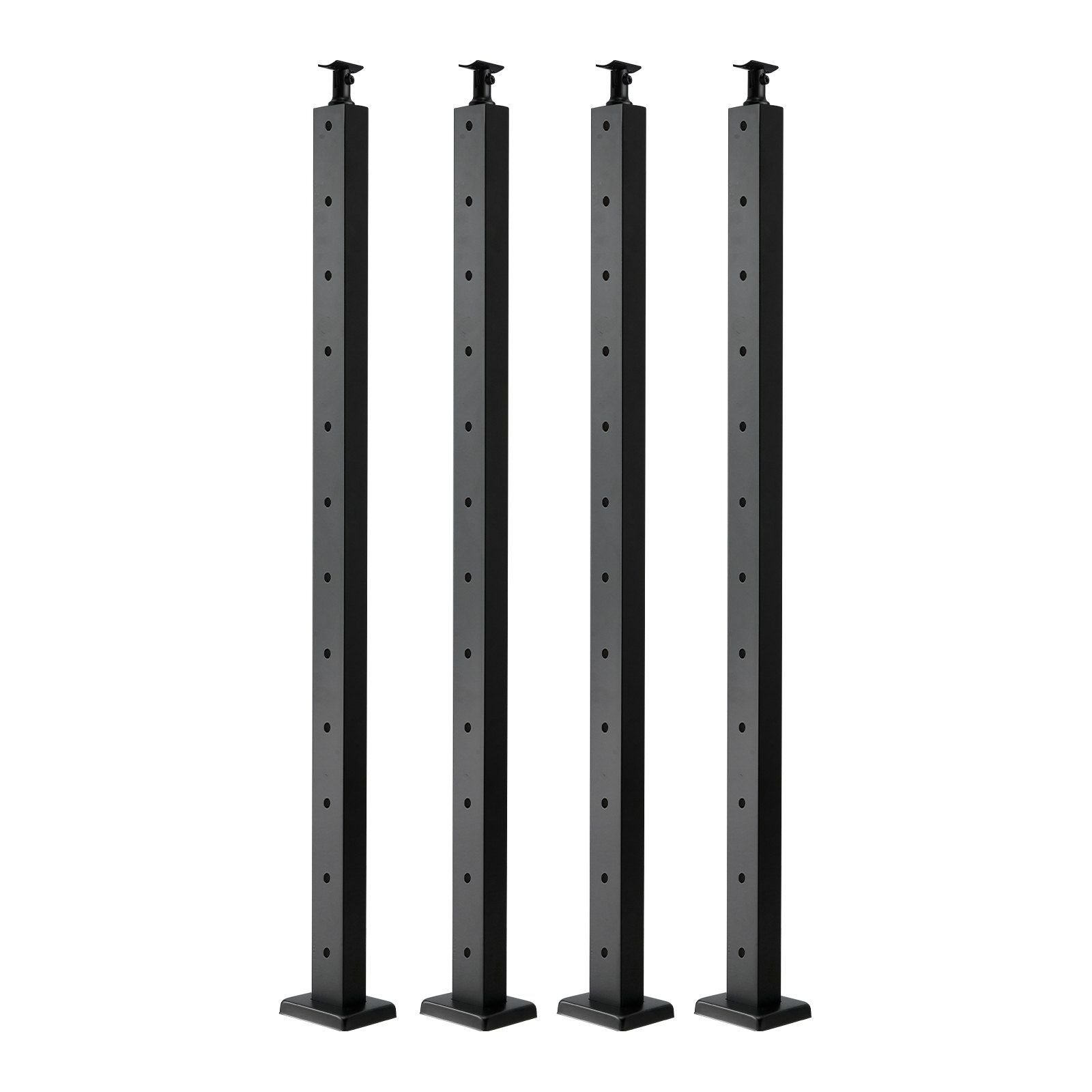 4-Pack Cable Railing Post, 1067x25x50 mm Horizontal-Hole Deck Railing Post with Pre-Drilled Holes, Stainless V952-4JZLGZXHS106REP67001V0