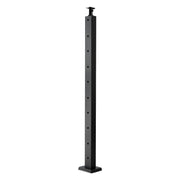 4-Pack Cable Railing Post, 914x25x50 mm Horizontal-Hole Deck Railing Post with Pre-Drilled Holes, Stainless V952-4JZLGZXHS914UUOI6001V0