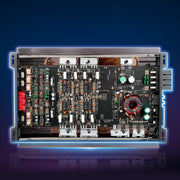 Car Audio Amplifier, 4-Channel Bridgeable Car Amplifier, Multichannel Class AB Stereo Amp, Max. 4 x 200W at 4 V952-4TDABL4X100WHSZA8001V9