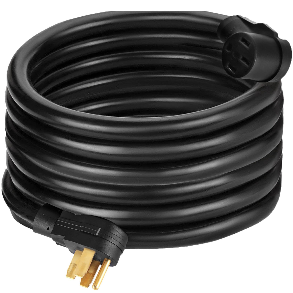 50Ft 50 Amp RV Power Cord Durable Heavy Duty RV Extension Cord Copper Wire RV Cord Power Supply Cable for V952-50CRVDYX000000001V0
