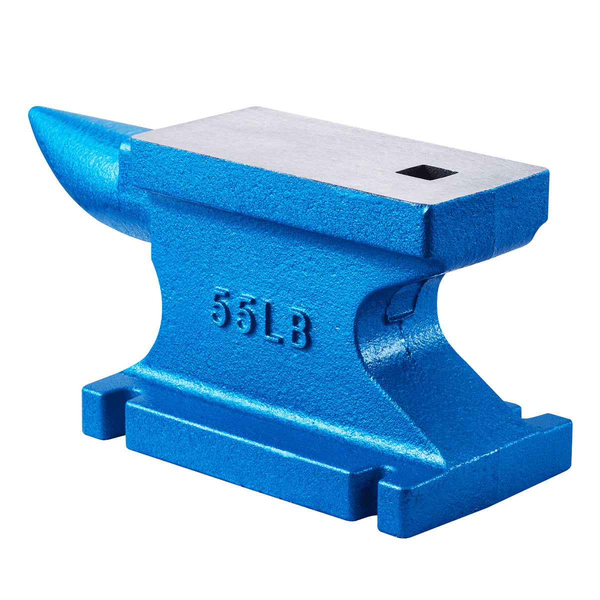 Single Horn Anvil 55Lbs, Cast Iron Anvil Blacksmith Withstands Heavy Blows,Anvil Rugged Round Horn Anvil V952-55LBSTZ0000000001V0