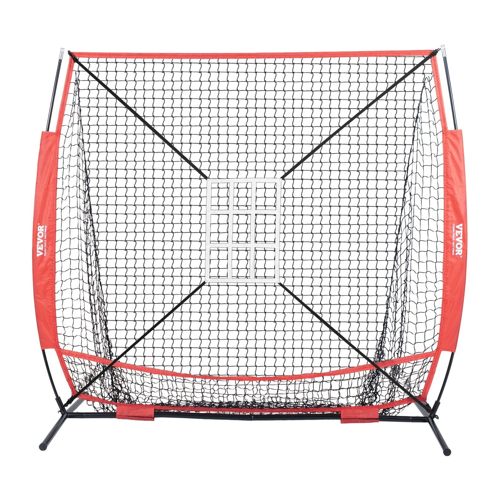 5x5 Baseball Softball Practice Net, Portable Baseball Training Net for Hitting Batting Catching Pitching, V952-55YCDKQDDPJXEZXRVV0